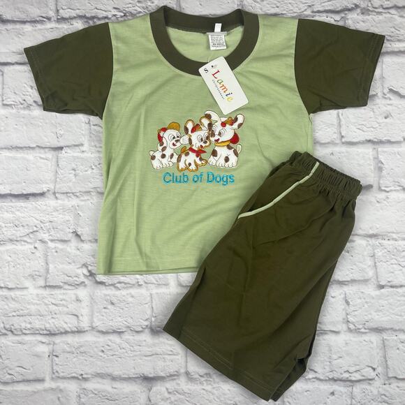 K2-1005 Boys t-shirt and shorts set sz S - Picture 1 of 3